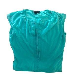 Turquoise Sleeveless Women's Top